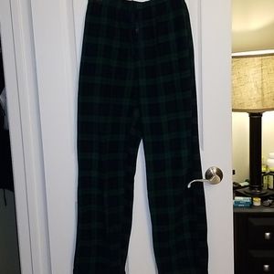 Black and green mens sweatpants